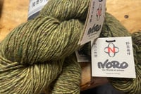 Image 1 of Noro Madara Wool Silk Alpaca Blend Yarn 219 yards Green color #21