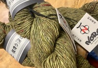 Image 2 of Noro Madara Wool Silk Alpaca Blend Yarn 219 yards Green color #21