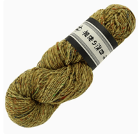 Image 3 of Noro Madara Wool Silk Alpaca Blend Yarn 219 yards Green color #21