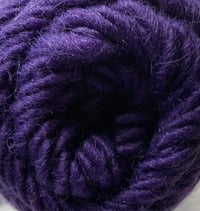 Image 2 of Lambs Pride Brown Sheep Purple Clematis Wool Mohair Single ply Worsted Wt 190 yards #M56