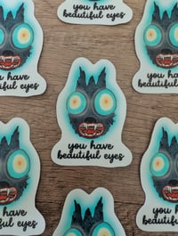 Image 3 of You Have Beautiful Eyes - Glow in the Dark Over the Garden Wall Vinyl Sticker