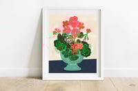 Geraniums Print 