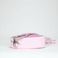 Image 5 of Madden Girl Gia Heart with Rhinestones Crossbody Bag - Pink Quartz
