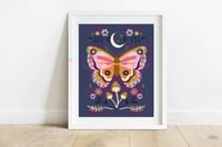 Moonlight Moth Print 