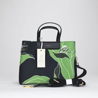 Image 1 of Radley London Southwell Gardens Floral Medium Zip Top Grab Bag - Black