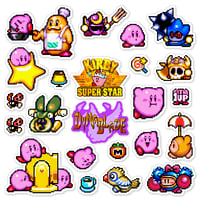 Image 1 of Kirby Super Star: Dyna Blade Sticker Set (23 Pieces)