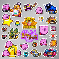 Image 1 of Kirby Super Star: Dyna Blade Magnet Set (23 Pieces)