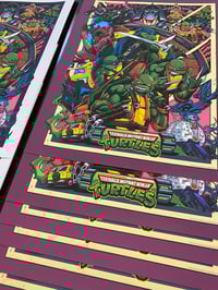 Image 3 of DHJ X BNG TMNT Purple Variant Giclee Print