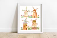 Windmills Print 