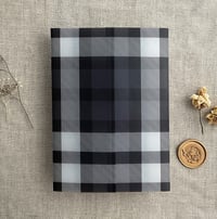 Image 6 of plaid printed vellum wrap for 5x7 cards PACK of 10
