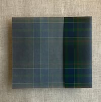 Image 2 of plaid printed vellum wrap for 5x7 cards PACK of 10