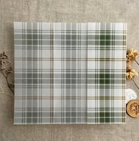 Image 16 of plaid printed vellum wrap for 5x7 cards PACK of 10