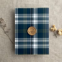 Image 23 of plaid printed vellum wrap for 5x7 cards PACK of 10