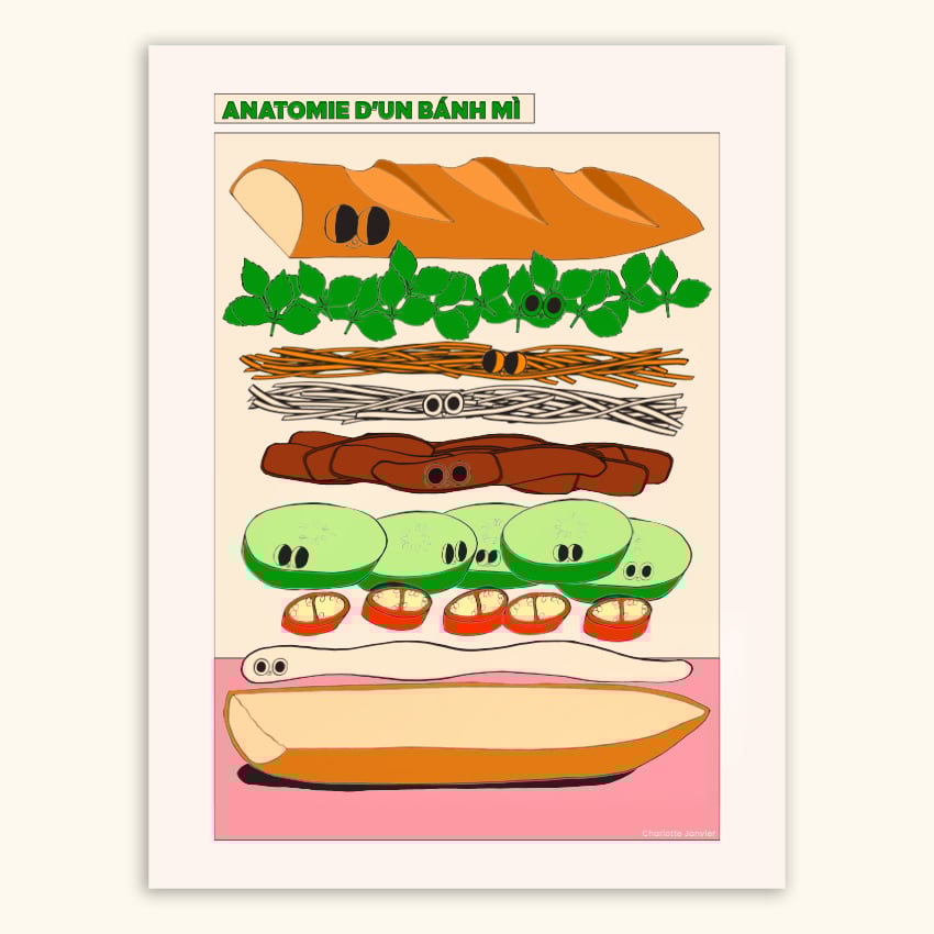 Image of 30x40 - ANATOMIE D'UN BANH MI 