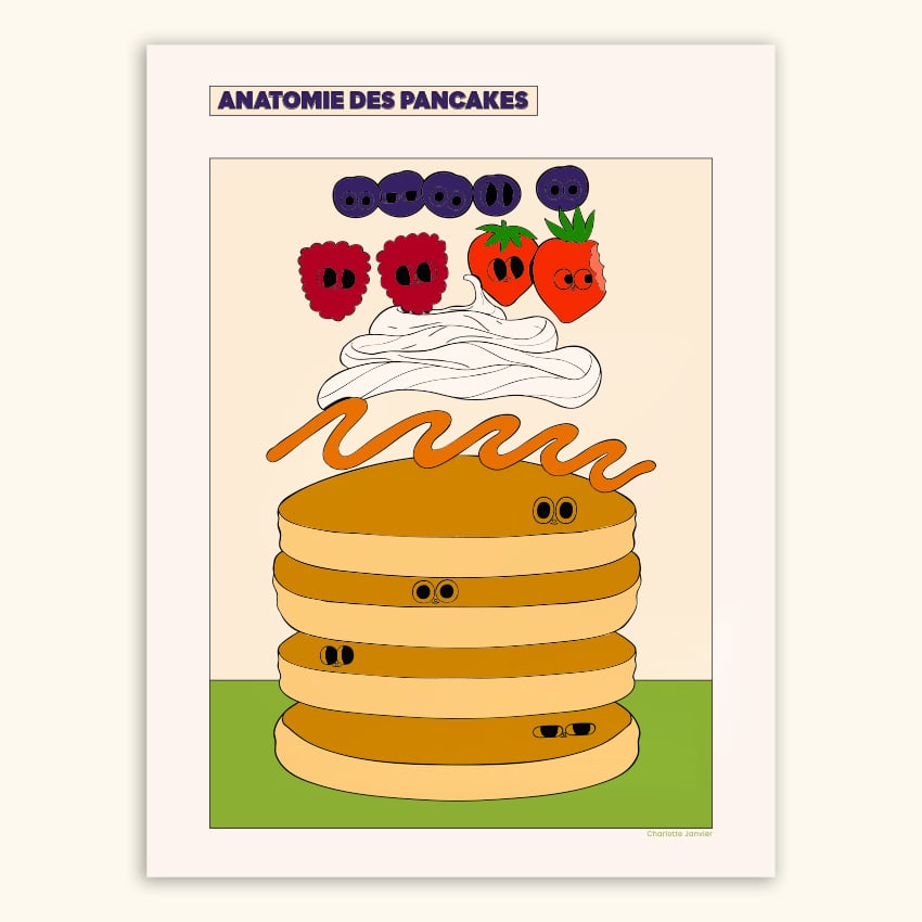 Image of 30x40 - ANATOMIE DES PANCAKES