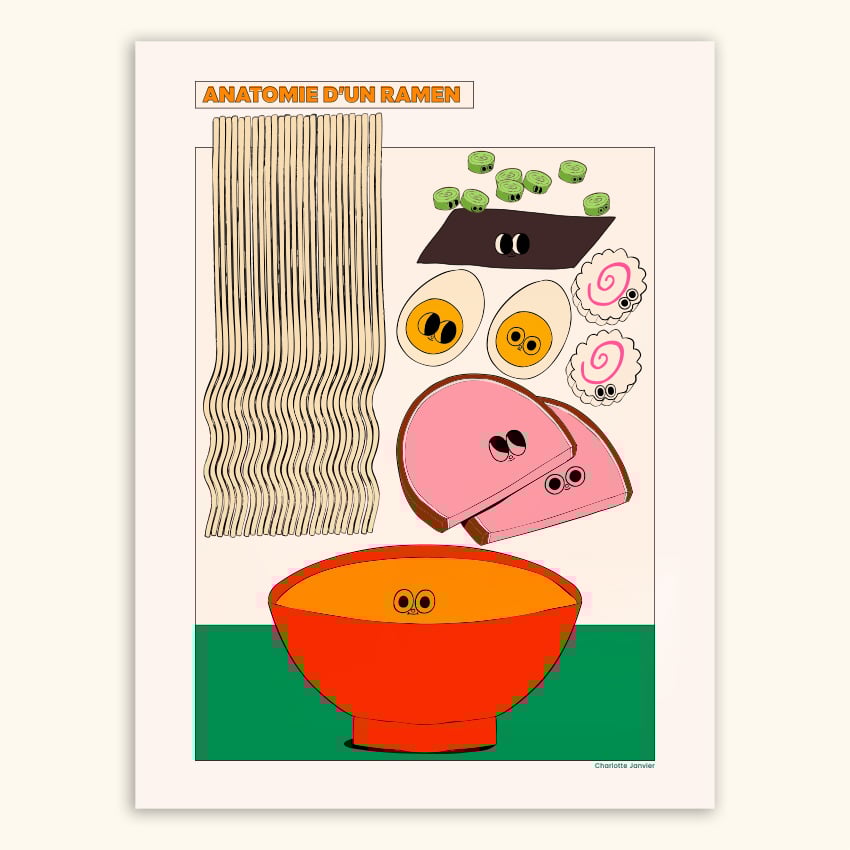 Image of 30x40 - ANATOMIE D'UN RAMEN