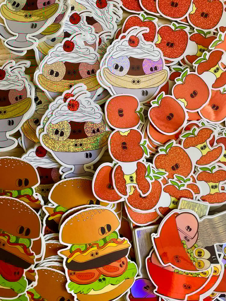 Image of STICKER - HAMBURGER