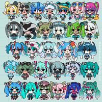 Image 1 of V0CALOID × ACRYLIC PIN 