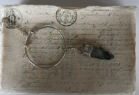Image 5 of Green Quartz Crystal Point Silver Necklace