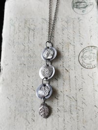 Image 2 of Natures Whisper Silver Leaf Necklace