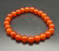 Image 1 of 8mm Carnelian Stretch Bracelet