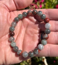 Image 3 of 8mm African Bloodstone Stretch Bracelet