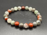 Image 1 of 8mm African Bloodstone Stretch Bracelet