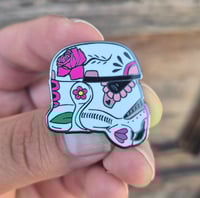 Image 1 of Stormtrooper Calavera Enamel Pin
