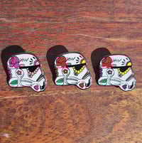 Image 4 of Stormtrooper Calavera Enamel Pin