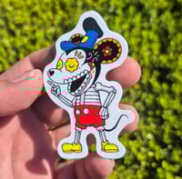 Image 1 of Steamboat Willie Calavera Vinyl Sticker