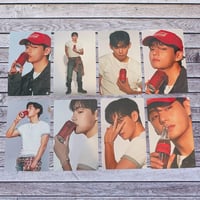 Image 1 of Taehyung Coke Zero Photo Cards - Set of 8