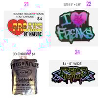 Image 6 of Freaks of Nature - Slappy Stickers