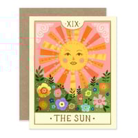 Sun Tarot Card Stationery 