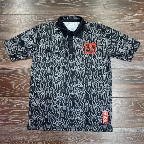 Image of Seigaiha Men's Dri Fit Polo Shirt