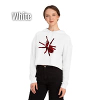 Image 3 of Rose Tarantula Cropped Hoodie 