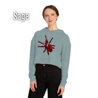 Image 7 of Rose Tarantula Cropped Hoodie 