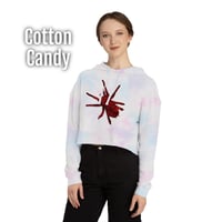 Image 8 of Rose Tarantula Cropped Hoodie 