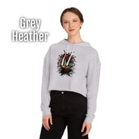 Image 5 of 'Red Inside - Overrun Hospital' Cropped Hoodie 