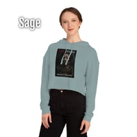 Image 6 of Red Inside Cover Cropped Hoodie 