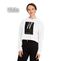 Image 7 of Red Inside Cover Cropped Hoodie 