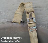 Image 11 of WWII 2nd Ranger Battalion, NCO. M-1 Fixed bale Type Helmet.