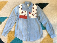 Image 1 of Visvim 2015ss indigo chambray granger shirt, size 2 (M)