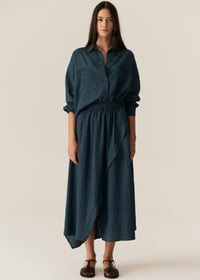 Image 1 of pol adel shirt green stripe