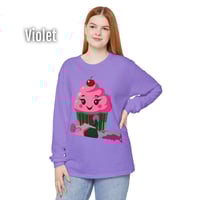 Image 2 of 'Too Sweet To Behave Like This' Cupcake Long Sleeve Tee