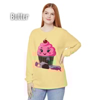 Image 7 of 'Too Sweet To Behave Like This' Cupcake Long Sleeve Tee