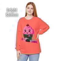 Image 1 of 'Too Sweet To Behave Like This' Cupcake Long Sleeve Tee