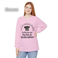 Image 3 of Speakerphone Gal Long Sleeve Tee
