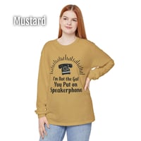Image 1 of Speakerphone Gal Long Sleeve Tee