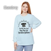 Image 9 of Speakerphone Gal Long Sleeve Tee