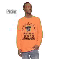 Image 1 of Speakerphone Guy Long Sleeve Tee 
